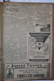 Página do jornal Correio do Ceará de maio de 1931