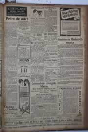 Página do jornal Correio do Ceará de maio de 1931