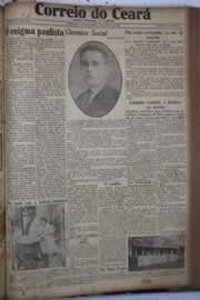 Página do jornal Correio do Ceará de junho de 1931