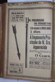 Página do jornal Correio do Ceará de junho de 1931