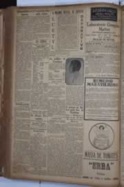 Página do jornal Correio do Ceará de junho de 1931