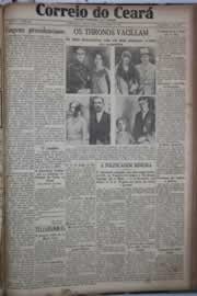 Página do jornal Correio do Ceará de junho de 1931
