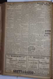 Página do jornal Correio do Ceará de junho de 1931