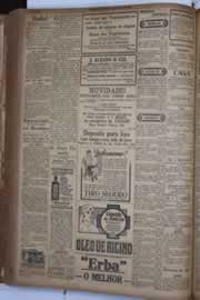 Página do jornal Correio do Ceará de junho de 1931