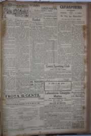 Página do jornal Correio do Ceará de junho de 1931