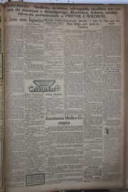 Página do jornal Correio do Ceará de junho de 1931