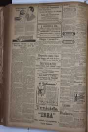 Página do jornal Correio do Ceará de junho de 1931