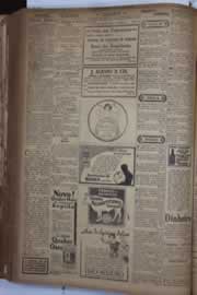 Página do jornal Correio do Ceará de junho de 1931