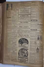 Página do jornal Correio do Ceará de junho de 1931