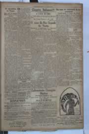 Página do jornal Correio do Ceará de julho de 1931