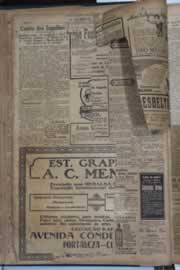 Página do jornal Correio do Ceará de julho de 1931