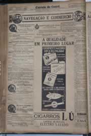 Página do jornal Correio do Ceará de julho de 1931