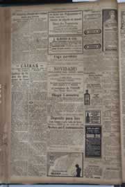 Página do jornal Correio do Ceará de julho de 1931