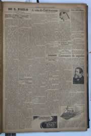 Página do jornal Correio do Ceará de julho de 1931
