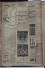 Página do jornal Correio do Ceará de julho de 1931
