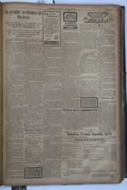Página do jornal Correio do Ceará de julho de 1931
