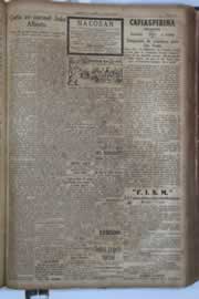 Página do jornal Correio do Ceará de julho de 1931