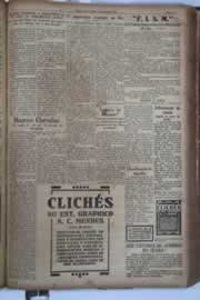 Página do jornal Correio do Ceará de julho de 1931