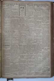 Página do jornal Correio do Ceará de julho de 1931