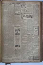 Página do jornal Correio do Ceará de julho de 1931