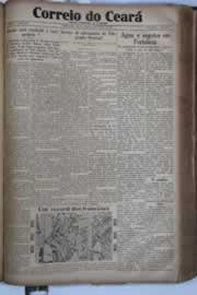 Página do jornal Correio do Ceará de julho de 1931