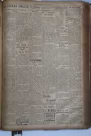 Página do jornal Correio do Ceará de julho de 1931
