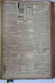 Página do jornal Correio do Ceará de julho de 1931