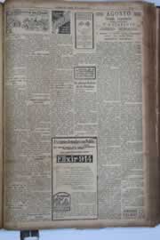 Página do jornal Correio do Ceará de julho de 1931