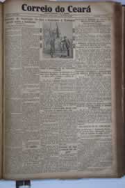 Página do jornal Correio do Ceará de julho de 1931