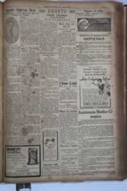 Página do jornal Correio do Ceará de julho de 1931