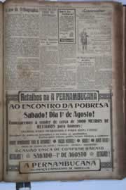 Página do jornal Correio do Ceará de agosto de 1931