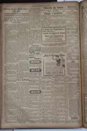 Página do jornal Correio do Ceará de agosto de 1931