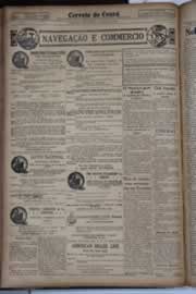 Página do jornal Correio do Ceará de agosto de 1931