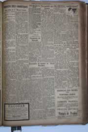 Página do jornal Correio do Ceará de agosto de 1931