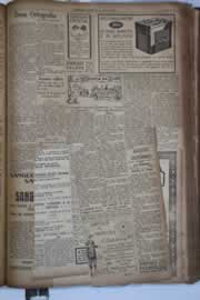 Página do jornal Correio do Ceará de agosto de 1931