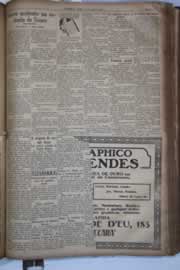 Página do jornal Correio do Ceará de agosto de 1931