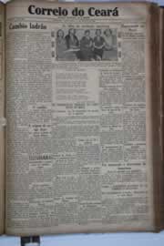 Página do jornal Correio do Ceará de agosto de 1931