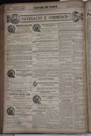 Página do jornal Correio do Ceará de agosto de 1931
