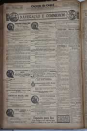 Página do jornal Correio do Ceará de agosto de 1931