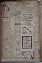 Página do jornal Correio do Ceará de agosto de 1931