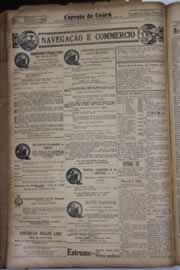 Página do jornal Correio do Ceará de agosto de 1931