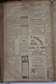 Página do jornal Correio do Ceará de agosto de 1931