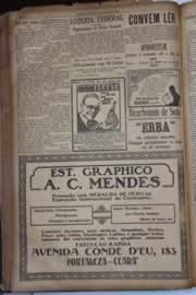 Página do jornal Correio do Ceará de agosto de 1931