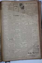 Página do jornal Correio do Ceará de agosto de 1931