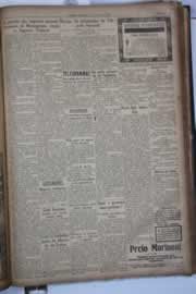 Página do jornal Correio do Ceará de agosto de 1931