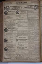 Página do jornal Correio do Ceará de agosto de 1931