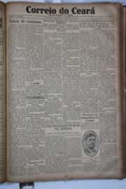 Página do jornal Correio do Ceará de agosto de 1931