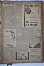 Página do jornal Correio do Ceará de agosto de 1931