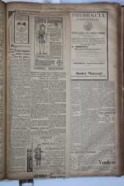 Página do jornal Correio do Ceará de agosto de 1931