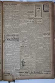 Página do jornal Correio do Ceará de agosto de 1931
